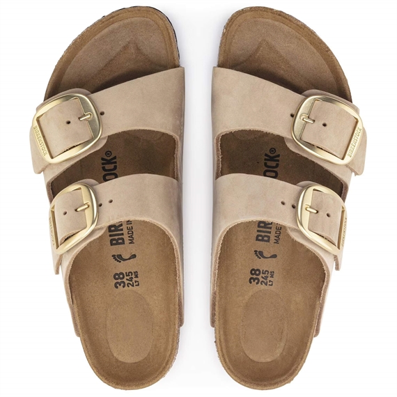 Birkenstock Arizona Big Buckle Sandaler, Sandcastle